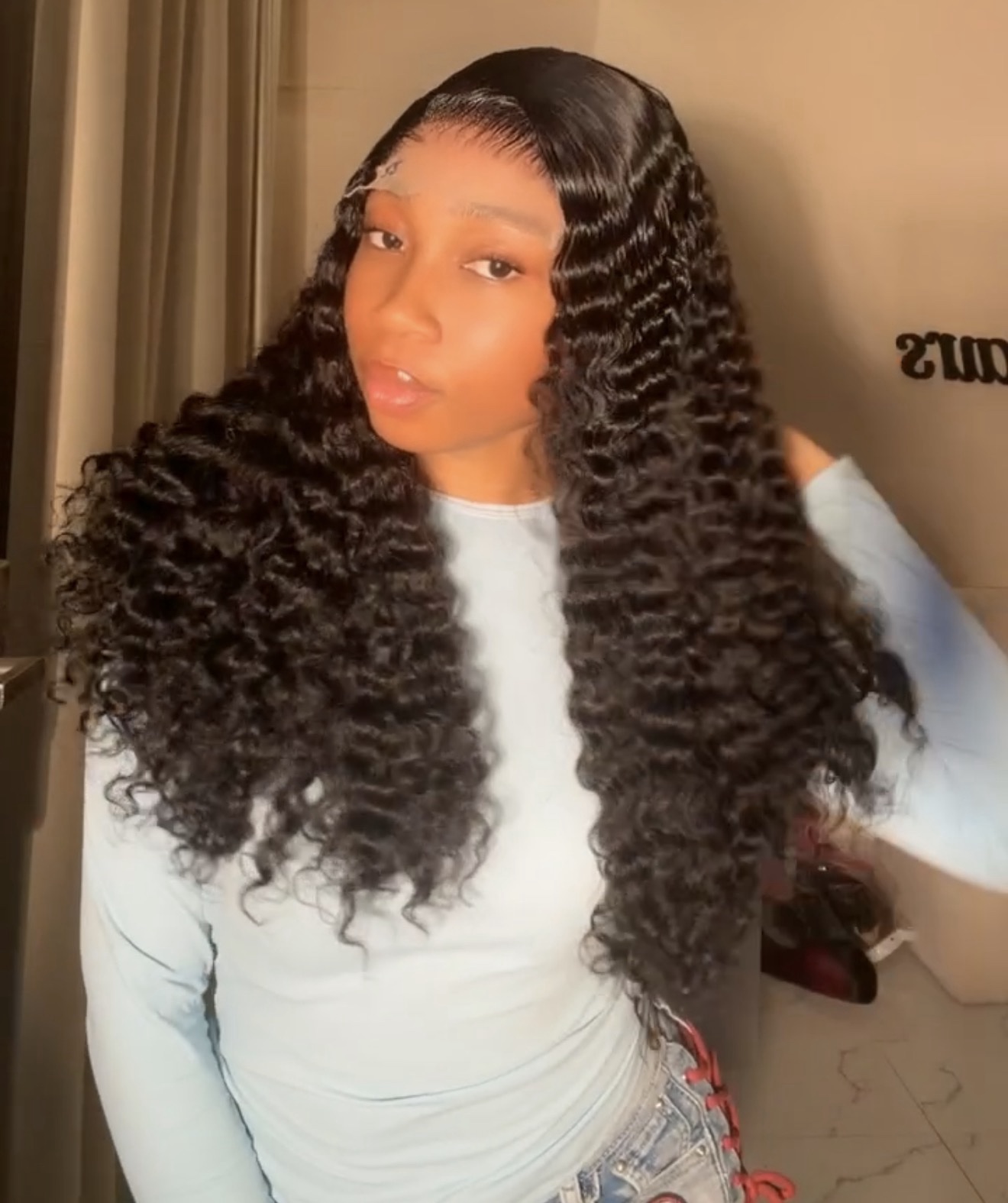 22” SDD curls 5by5 closure 240g