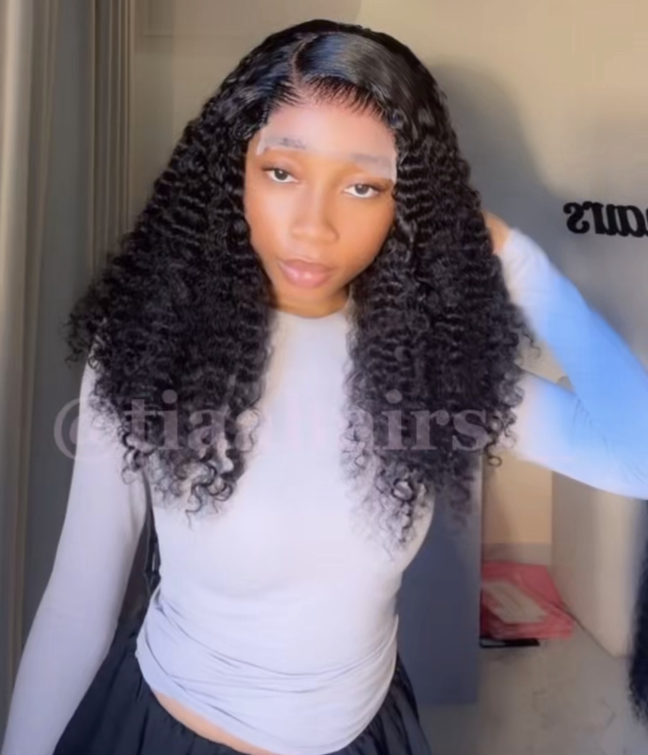 22” SDD Jerry curls 5by5 closure 250g