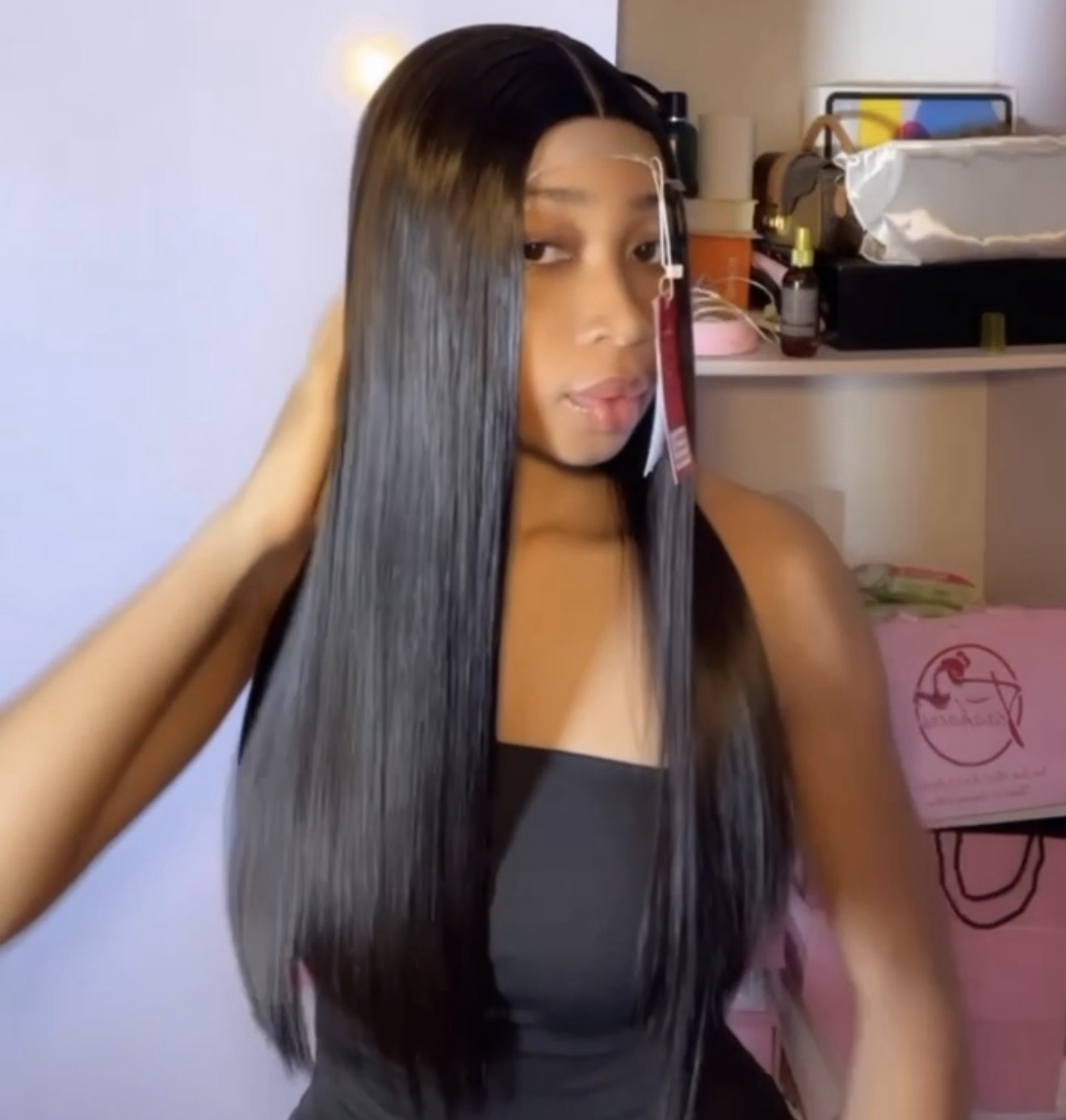 20” SDD Vietnamese bone straight 2by4 closure 200g